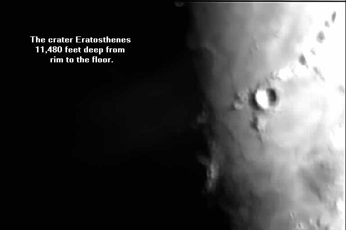 Moon crater Eratosthenes